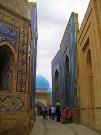 Sights of architectural ensemble Shakhi-i-Zinda.