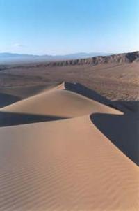 Singing dunes in Altyn-Emel park.