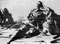 Петр Чихачев в восточном костюме.