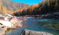 Bukhtarma river.