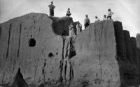 On ruins of Old Merv.