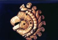 The ornament found in 1998 at excavation on Berel barrows.