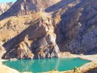 Moraine Lake in the Burgulu Gorge.