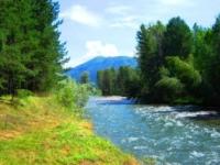 Ulba river.