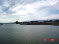 The port in the village of Buryl.