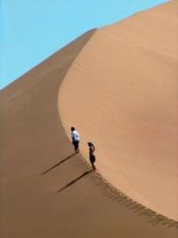 Ascent to Singing barchan.