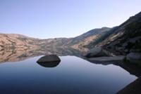 Sights of Sibinskiye lakes on Kazakhstan Altai.