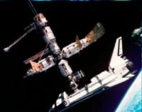 Стыковка космической станции «Мир» и шатла «Атлантис». 29 июня 1995 года.