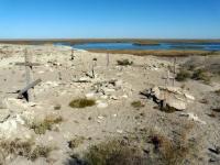 The Russian cemetery at the former fishing settlement of Urga.