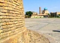 Architectural sights of Uzbekistan.