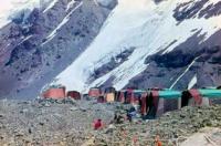 Base camp Southern Inylchek.