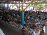 The bazaar in Samarkand.