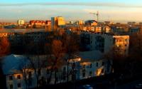 Восход над городом.