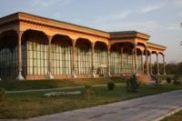 In park at Komsomol lake. In the Tashkent city.