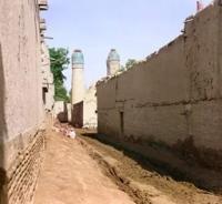 Street in Bukhara. Ahead - Char Minor. Photo by Sergey Prokudin-Gorsky. 1905 - 1915.