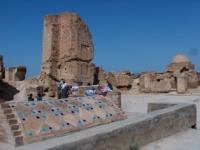 Ruins of ancient mosque Sriit Dzhamal-Etdin in vicinities of settlement Anau.