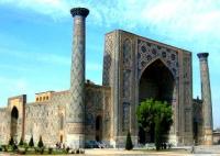 Madrasah Sher Dor in Samarkand.