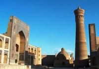Minaret Poi Kalon in Bukhara.