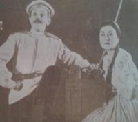 Scenes from performances of the Soviet period.