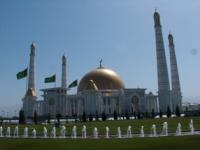 Mosque Turkmenbashi Rukhy in Kipchak settlement.
