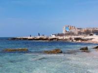 The of Aktau and Caspian sea.
