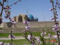 Turkestan city. Mausoleum Aklhmed Yasavi.