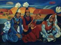 Ш.Т. Сариев. "Девушки". 1983 год.