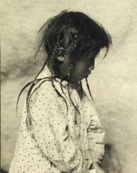 Dudin S.M. Girl with pigtails.1899.