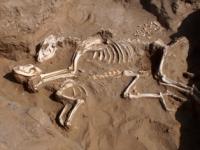 Archeological excavations on site of ancient settlement Margush.