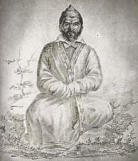 Портрет казаха. Рисунок Ч.Ч. Валиханова. Карандаш. 1856 год.