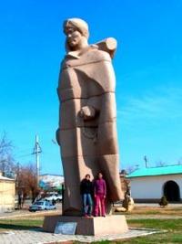 Monument for Al-Farabi.