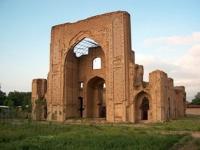 Ruins of a mosque near Samarkand.