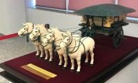 At the National Museum of History in Astana.