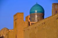 Architectural sights of Uzbekistan.