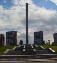 Monument to Great Domestic war in Ust Kamenogorsk.