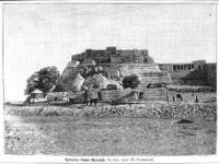 Крепость Керки (Бухара) С фотографии, гравюра М. Рашевский. Рисунок к статье "Крепость Керки (Бухара)".