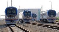 New locomotive depot in Bereket town.