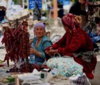 A market in Taraz - center of all life.