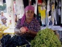 The trading city of Taraz is rich and nice.