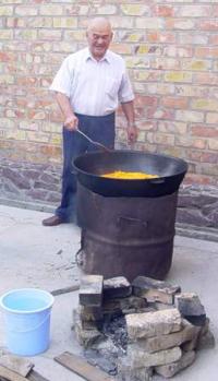 Cooking.