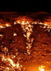 Darwaza gas crater.