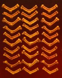 Gold of the Ornament of clothes.